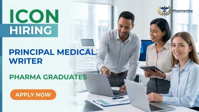 Medical Writer Job at ICON Careers – Principal Medical Writer Remote Opportunity for Pharmacy Professionals