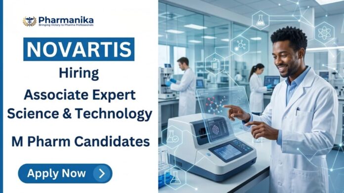 Research Job at Novartis Career for Associate Expert Science and Technology in Hyderabad R&D