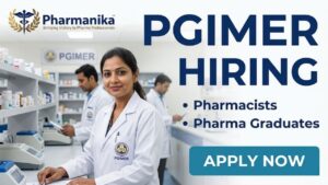 PGIMER Hiring Pharmacists! Top Pharma Govt Job for B.Pharm & M.Pharm Graduates PGIMER Hiring Pharmacists! Top Pharma Govt Job for B.Pharm & M.Pharm Graduates