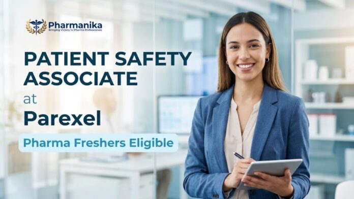 Parexel Career pharma freshers job for Pharmacy, PharmD, Life Sciences