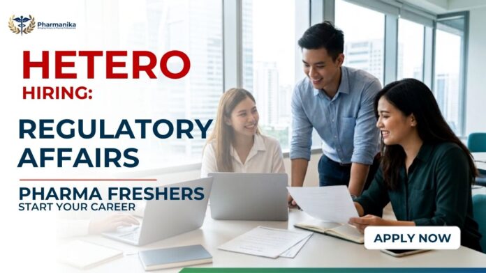 Pharma Freshers Job Alert! Regulatory Affairs Jobs in Hyderabad
