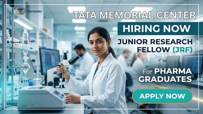 Pharma Govt Job Junior Research Fellow Recruitment 2026 at TMC ACTREC