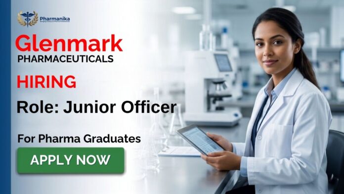 Pharma Job Glenmark Careers Glenmark Pharmaceuticals Hiring Junior Officer, Officer & Senior Officer at USFDA Plan