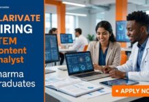 Clarivate Hiring Now | Hybrid Pharma Job with Global Exposure | Apply for STEM Content Analyst Role Today Pharma Job at Clarivate Careers Bangalore STEM Content Analyst Pharma Job Opportunity for Pharmaceutical Science Professionals