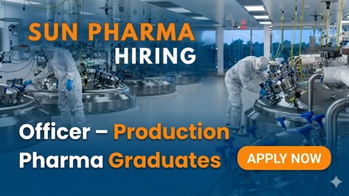 Pharma Jobs at Sun Pharma Careers Officer Production Job Jammu 2026