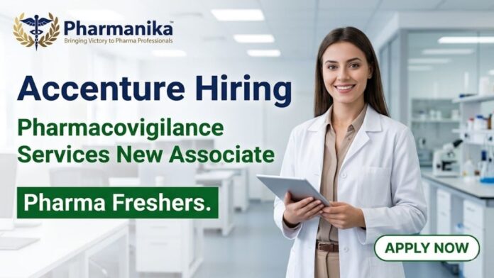 Pharmacovigilance Services New Associate Chennai – Pharma Freshers Job at Accenture