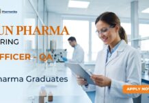 Sun Pharma Hiring! Quality Assurance Job for B Pharm Graduates Quality Assurance Job at Sun Pharma Careers B Pharm Jobs