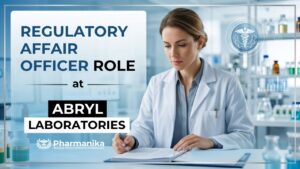 Regulatory job at Abryl Pharma Regulatory affairs job at Abryl Laboratories Career for Officer and Senior Officer in Dera Bassi.