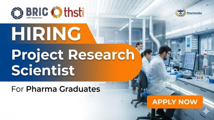 THSTI Pharma Govt Job 2026 Clinical Research Job for Senior Clinical Research Associate