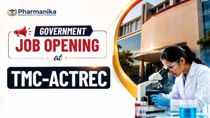 Cancer Research Jobs 2026 TMC Job Openings at ACTREC