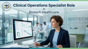 Pharma fresher job in Clinical Operations at Biotech Healthcare Ahmedabad for B.Pharm, M.Pharm, and M.Sc. candidates pursuing a B Pharm career. Pharma fresher job in Clinical Operations at Biotech Healthcare Ahmedabad for B.Pharm, M.Pharm, and M.Sc. candidates pursuing a B Pharm career.