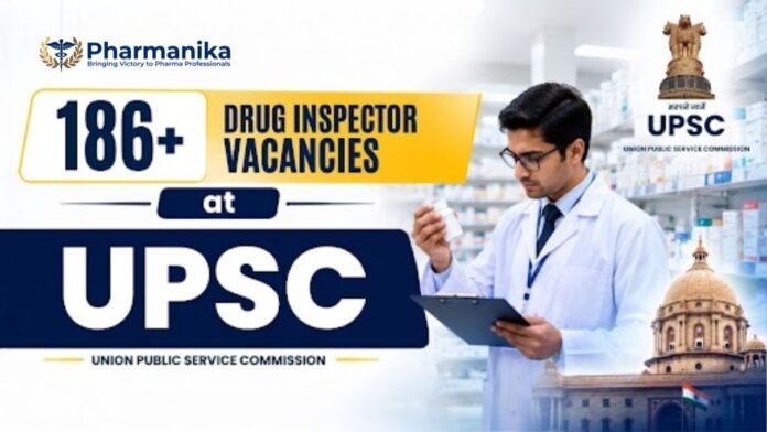 UPSC Recruitment 2026: Scientific Officer vacancy with Drug Inspector Notification for Pharmacy graduates seeking government jobs