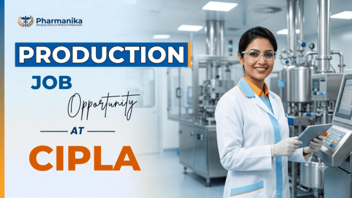 Pharma Freshers Job for Junior Operator Production role in Sikkim with Production Jobs for Diploma Pharmacy candidates.