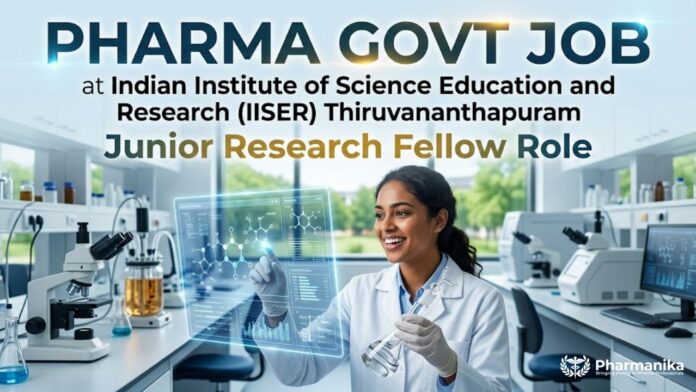 IISER Recruitment Junior Research Fellow ANRF Project