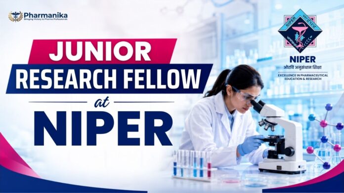 Junior Research Fellow Walk-In Drive at NIPER for Research Associate and Junior Research Fellow positions