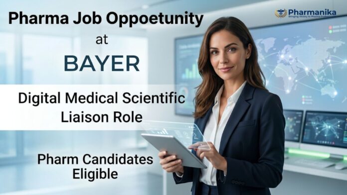 Bayer Career Medical Science Liaison Job for Digital MSL