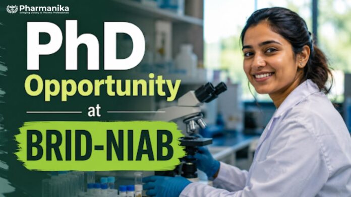 BRIC-NIAB PhD Admissions 2026 Biotechnology Program for Life Science Students