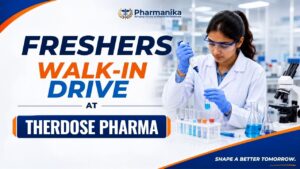 Pharma Freshers Job Walk-in Drive at Ther Dose for Production Chemist and Analytical Department Pharma Freshers Job Walk-in Drive at Ther Dose for Production Chemist and Analytical Department