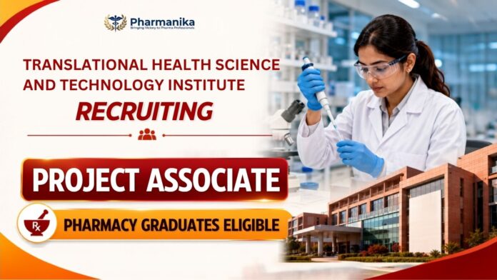 Pharma Govt Job at THSTI Recruitment 2026 for B.Pharm Graduates