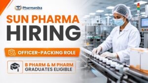 Pharma Job at Sun Pharma Careers – Officer Packing vacancy Pharma Job at Sun Pharma Careers – Officer Packing vacancy