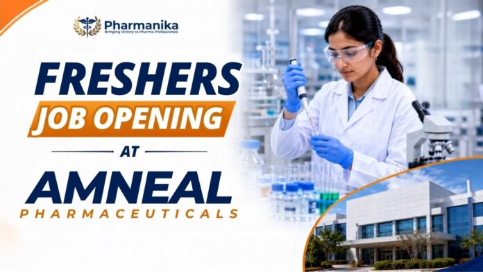 QA Apprentice Jobs at Amneal Pharmaceuticals Ahmedabad – Pharma Freshers Job for B.Pharm Graduates