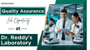 Pharma Job at Dr. Reddy Careers for B.Pharm, M.Pharm, and M.Sc professionals in manufacturing documentation and SAP operations. Pharma Job at Dr. Reddy Careers for B.Pharm, M.Pharm, and M.Sc professionals in manufacturing documentation and SAP operations.