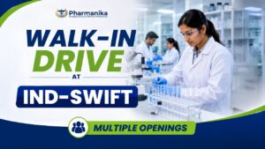 Quality Control Job Walk-in Drive at Ind-Swift Laboratories Ltd. Quality Control Job Walk-in Drive at Ind-Swift Laboratories Ltd.