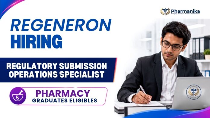 Regulatory Affairs Job at Regeneron Careers hiring Regulatory Submission Operations Specialist