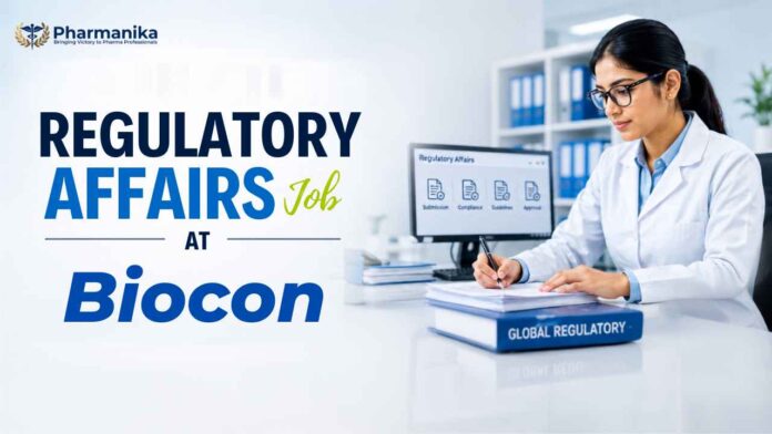 Regulatory Affairs Jobs at Biocon Careers