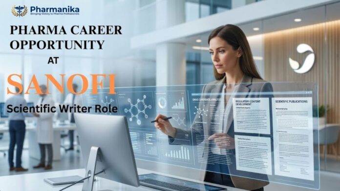 Scientific Writer Job at Sanofi Career for Health Economics and Value Assessment (HEVA).