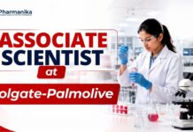Colgate-Palmolive Hiring Associate Scientist | Pharma Graduates Apply Now Scientist Job at Colgate-Palmolive Careers Associate Scientist Recruitment