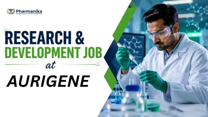 Scientist Job opportunity at Aurigene in Hyderabad – Pharma R&D Job