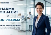 Sun Pharma Hiring Executive-Production Role | Pharma Graduates Eligible Sun Pharma Careers Pharma Job for Executive