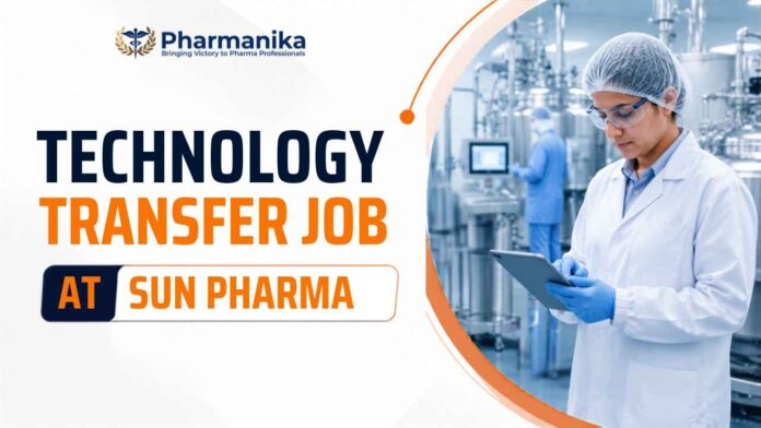 Sun Pharma careers pharma job for M.Pharm candidates (1)