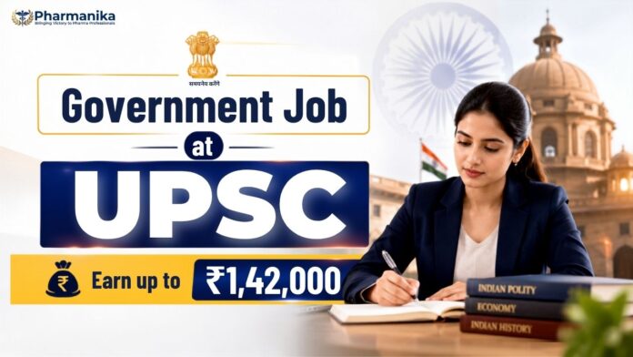UPSC Recruitment 2026 Junior Scientific Officer (Toxicology) Pharma Govt Job Opportunity