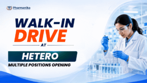Hetero walk-in drive 2026 for pharma jobs in Production, QC, Packing and AR&D at Baddi Hetero walk-in drive 2026 for pharma jobs in Production, QC, Packing and AR&D at Baddi