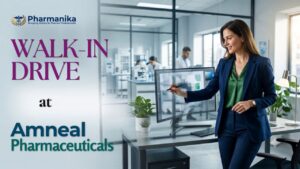 Amneal Walk-in Drive 2026 for Injectable Manufacturing Jobs Amneal Walk-in Drive 2026 for Injectable Manufacturing Jobs