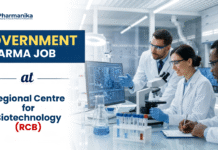 Junior Research Fellow at RCB | Pharma Graduates Eligible Pharma Govt Job at RCB Recruitment for Project-JRF position in biotechnology and cancer research.
