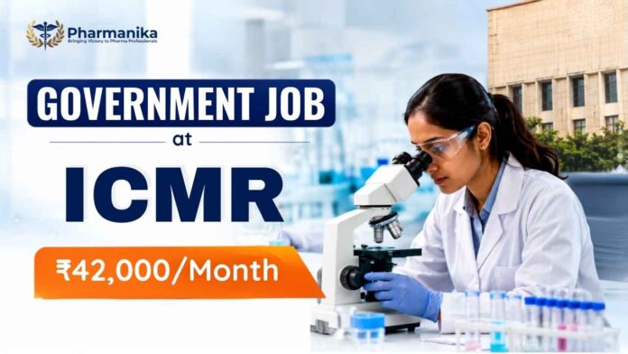 Young Professional Recruitment Pharma Govt Job at ICMR