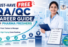 Must-Have FREE QA/QC Career Guide for Pharma Freshers: From Trainee to Manager with High-Paying Career Roadmap