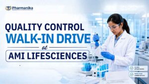 AMI Lifesciences Quality Control jobs at Vadodara AMI Lifesciences Quality Control jobs at Vadodara