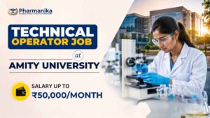 Amity University Recruitment 2026 – Technical Operator Job Amity University Recruitment 2026 – Technical Operator Job