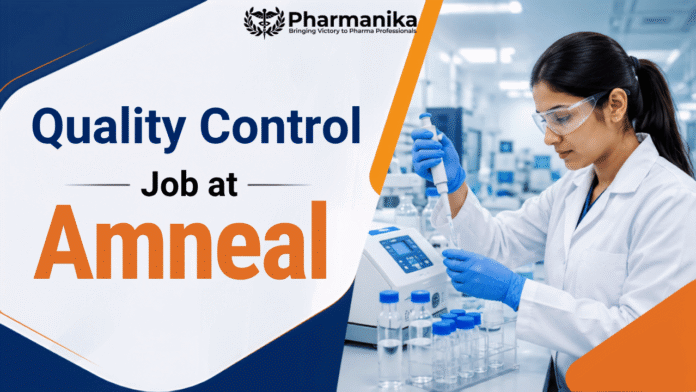 Amneal QC Job Ahmedabad