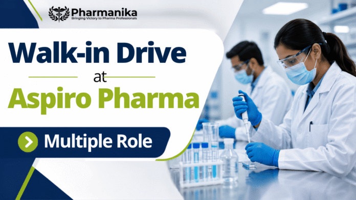 Aspiro Pharma Walk-In