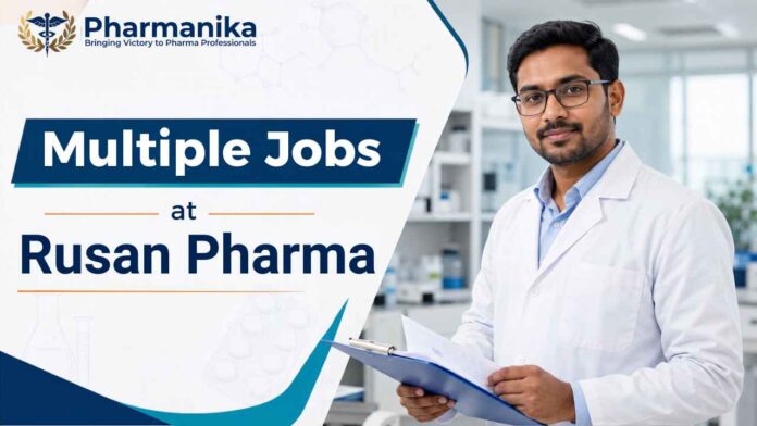 Rusan Pharma jobs