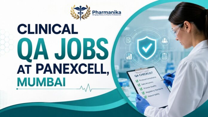 Panexcell Clinical Jobs in Rabale, Navi Mumbai: Clinical QA and QC BA/BE roles for B.Pharm/M.Pharm candidates with experience. Apply now.