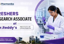 Freshers Job at Dr Reddy’s Institute | Pharmacy Graduates Eligible DRILS Research Associate Jobs