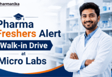 Freshers Job at Micro Labs | Walk-In for Pharmacy Graduates Micro Labs Walk-In