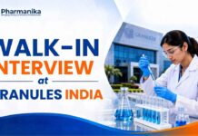 Granules India Hiring Pharmacy Graduates | Walk-in Interview for Multiple Openings Granules walk-in interview analytical jobs for M Pharm Graduates