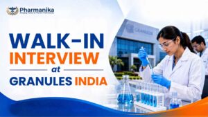 Granules walk-in interview analytical jobs for M Pharm Graduates Granules walk-in interview analytical jobs for M Pharm Graduates